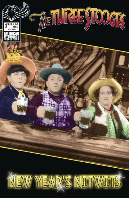 Three Stooges: New Year's Nitwits #1 (Color Photo Cover)