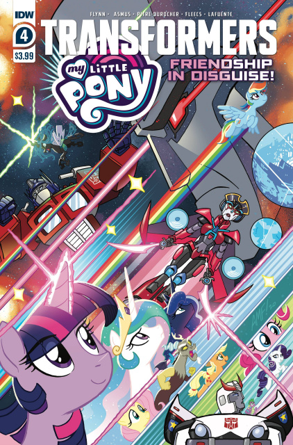 My Little Pony / The Transformers #4 (Fleecs Cover)