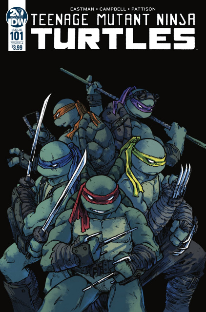 Teenage Mutant Ninja Turtles #101 (Campbell Cover)