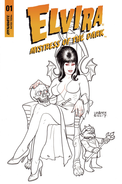 Elvira: Mistress of the Dark #1 (40 Copy Linsner B&W Cover)