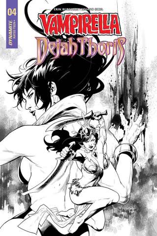 Vampirella / Dejah Thoris #5 (25 Copy Segovia B&W Cover)