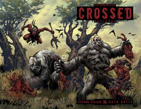 Crossed: Badlands #80 (Megafauna Mayhem Cover)