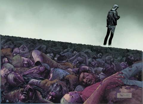 The Walking Dead #100 (Wrap Cover)