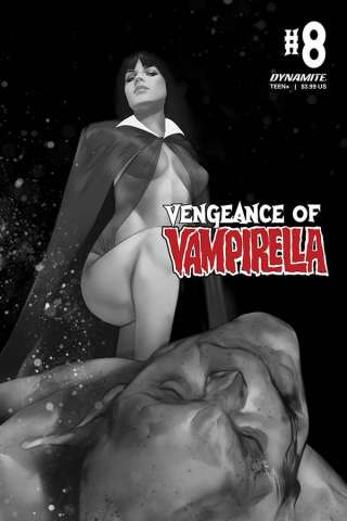 Vengeance of Vampirella #8 (30 Copy Oliver B&W Cover)