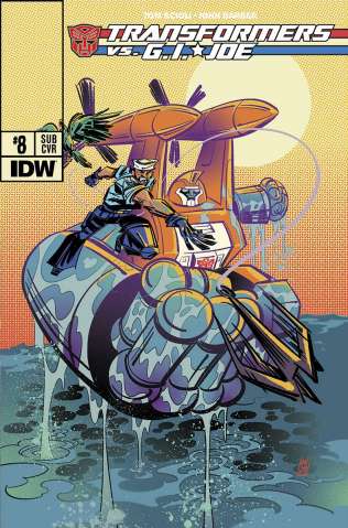 Transformers vs. G.I. Joe #8 (Subscription Cover)