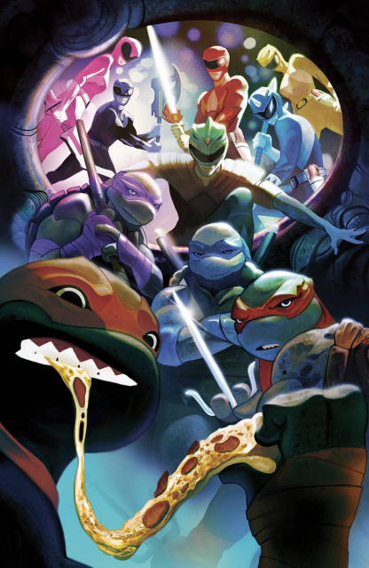 Power Rangers / Teenage Mutant Ninja Turtles #5 (50 Copy Cover)