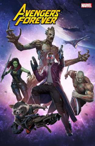 Avengers Forever #4 (Skan Infinity Saga Phase 2 Cover)