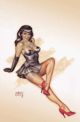 Bettie Page #3 (Linsner Virgin Cover)