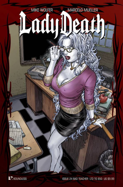 Lady Death #24 (Bad Teacher Cover)