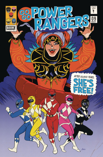 Go, Go, Power Rangers! #9 (Subscription Mok Cover)