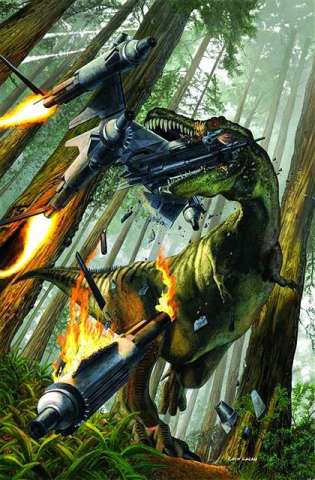 Jurassic Strike Force 5 #3 (Cacau Cover)