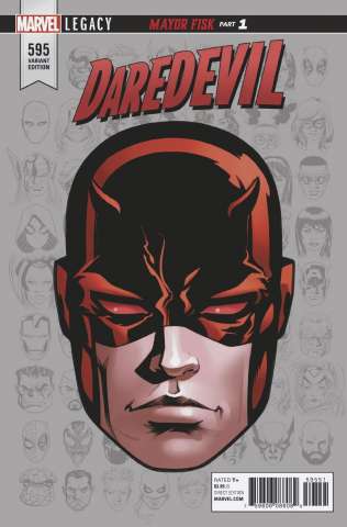 Daredevil #595 (McKone Legacy Headshot Cover)