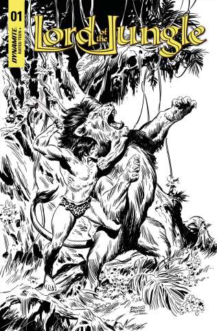Lord of the Jungle #1 (7 Copy Gallego B&W Cover)