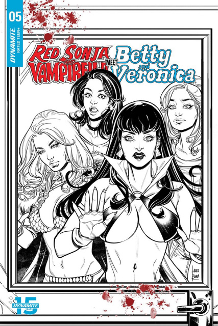 Red Sonja and Vampirella Meet Betty and Veronica #5 (20 Copy Braga B&W Cover)