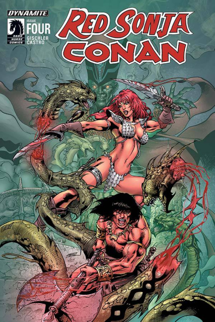 Red Sonja / Conan #4 (Subscription Cover)