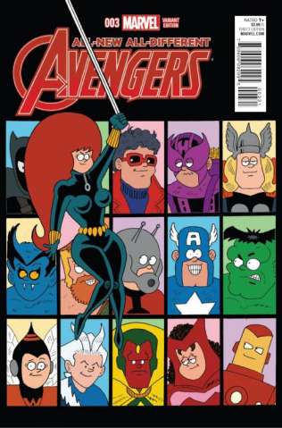 All-New All-Different Avengers #3 (Hembeck Cover)