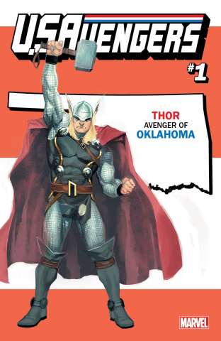 U.S.Avengers #1 (Reis Oklahoma State Cover)