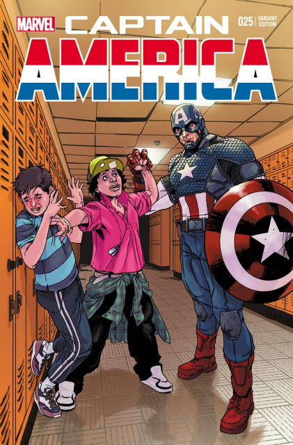 Captain America #25 (Stomp Out Bullying Cover)