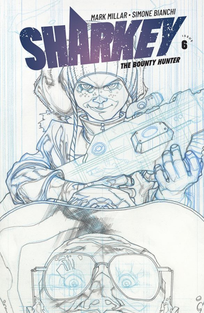 Sharkey, The Bounty Hunter #6 (Sketch Bianchi Cover)