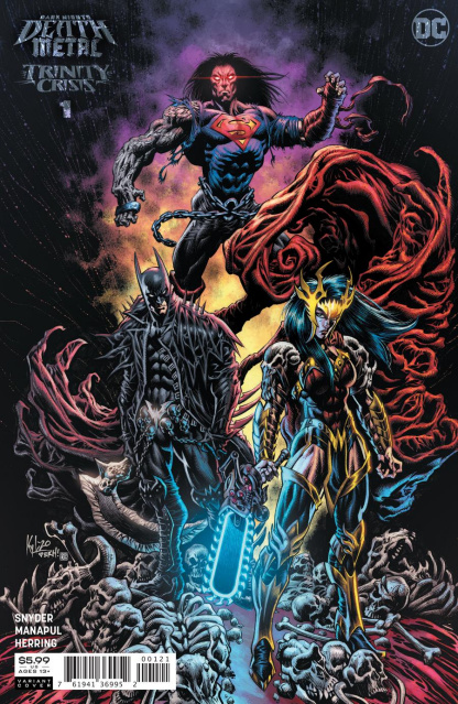 Dark Nights: Death Metal - Trinity Crisis #1 (1:25 Kyle Hotz Cover)