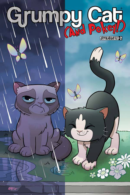 Grumpy Cat (and Pokey!) #2 (Fleecs Cover)