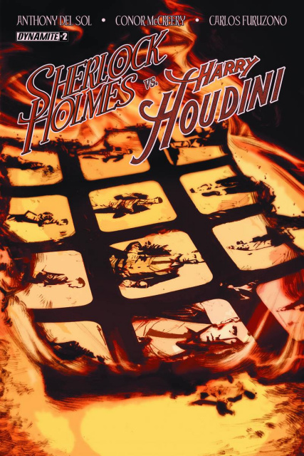 Sherlock Holmes vs. Harry Houdini #2 (Campbell Cover)