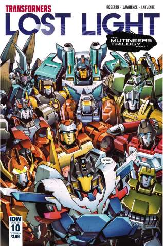 The Transformers: Lost Light #10 (Lawrence Cover)