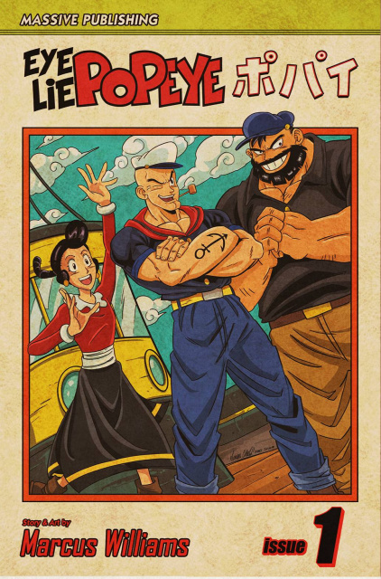 Eye Lie Popeye #1 (Calero Homage Faux Leather Cover)