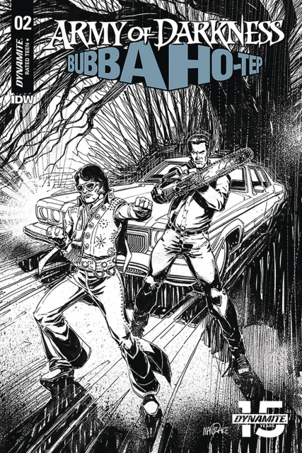 Army of Darkness / Bubba Ho-Tep #2 (30 Copy Mandrake B&W Cover)
