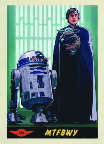 Star Wars Insider #210 (Luke-Grogu Trading Card Cover)