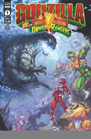 Godzilla vs. Mighty Morphin Power Rangers #1 (Freddie Williams Cover)