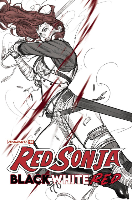 Red Sonja: Black, White, Red #7 (Sway Cover)