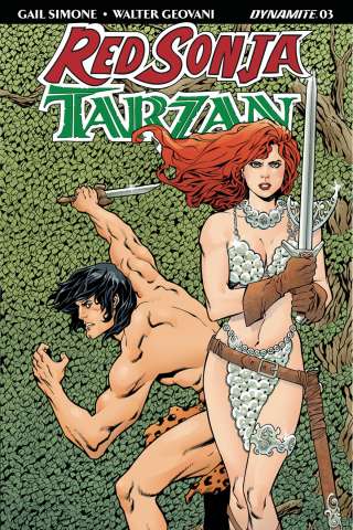 Red Sonja / Tarzan #3 (Lopresti Cover)