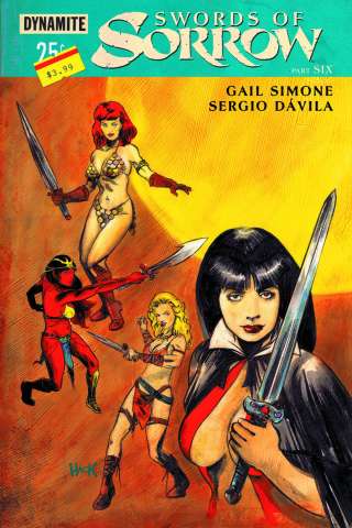 Swords of Sorrow #6 (Hack Subscription Cover)