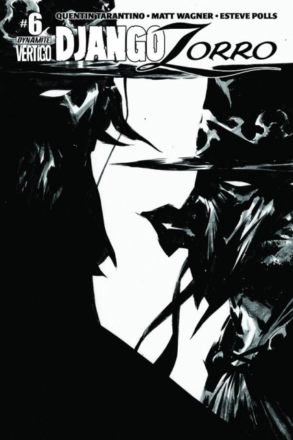 Django / Zorro #6 (25 Copy Lee B&W Cover)