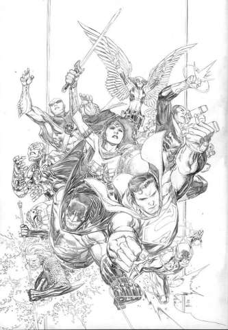Justice League #1 (Jim Chueng Pencils Only Cover)