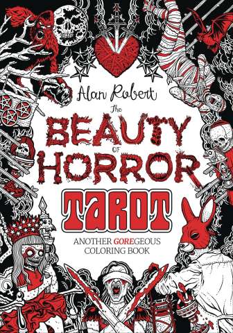 The Beauty of Horror: Tarot Coloring Book