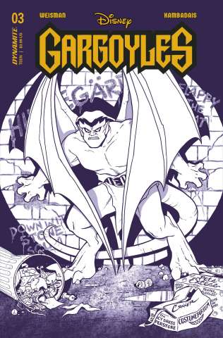 Gargoyles #3 (20 Copy Conner Purple Line Art Cover)