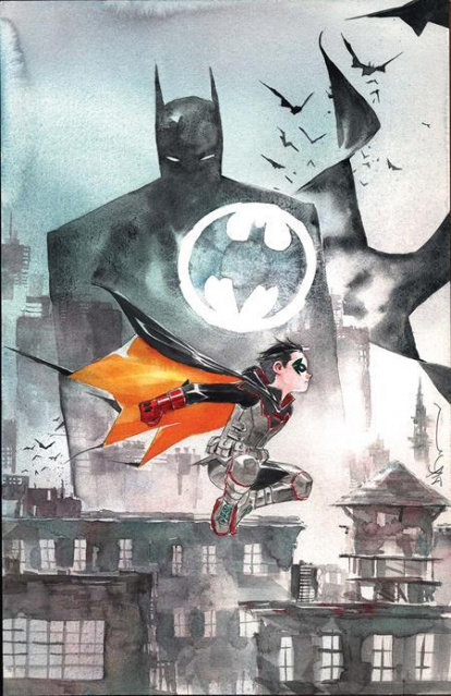 Batman and Robin #17 (Dustin Nguyen Card Stock Cover)