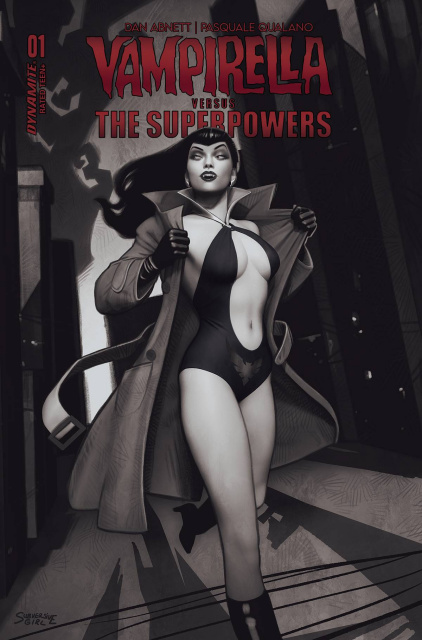 Vampirella vs. The Superpowers #1 (15 Copy Puebla B&W Cover)