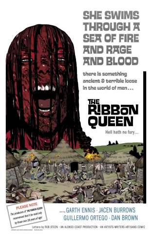 The Ribbon Queen #5 (Horror Poster Homage Cover)