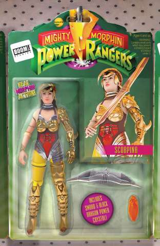 Mighty Morphin Power Rangers #9 (Unlock Action Figure Cover)