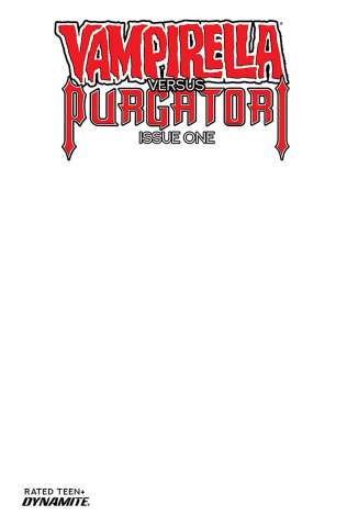 Vampirella vs. Purgatori #1 (Blank Authentix Cover)