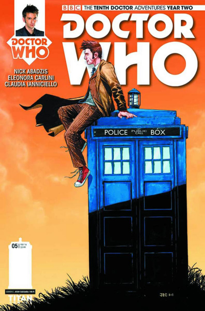 Doctor Who: New Adventures with the Tenth Doctor, Year Two #5 (Cassara Cover)