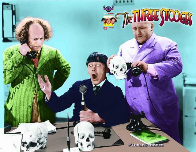 The Three Stooges: The Curse of Frankenstooge (Photo Cover)