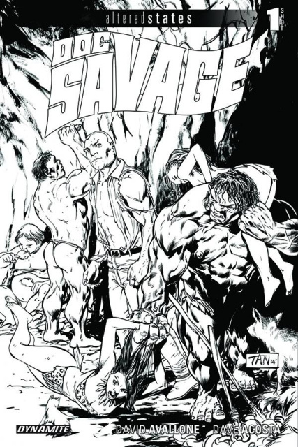 Altered States: Doc Savage #1 (10 Copy Tan B&W Cover)