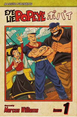 Eye Lie Popeye #1 (Calero Homage Faux Leather Cover)