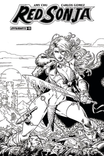 Red Sonja #11 (30 Copy Marion B&W Cover)