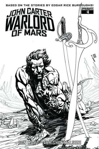 John Carter: Warlord of Mars #6 (10 Copy Sears B&W Cover)