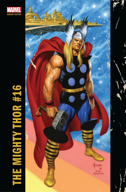 The Mighty Thor #16 (Jusko Corner Box Cover)